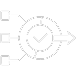Animated diagram illustrating the mechanism of action for product visualization and science animation, showcasing 3D graphics and flow of information relevant to BluLux Media's video production services.